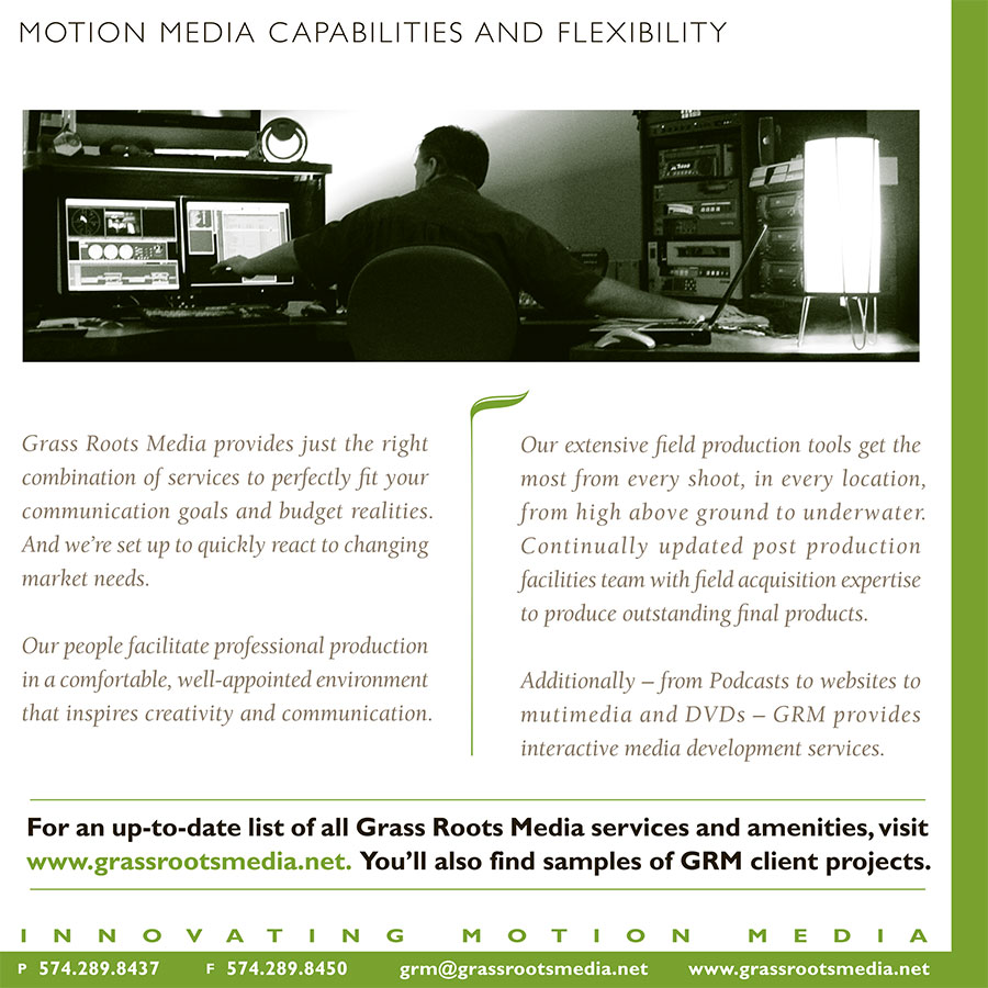 Grass Roots Media services brochure