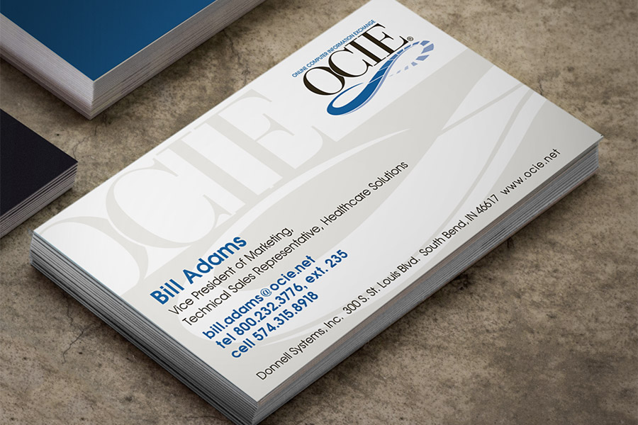 OCIE business cards