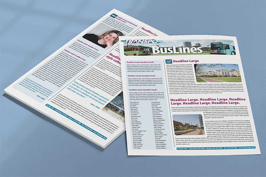 Transpo Buslines newsletter